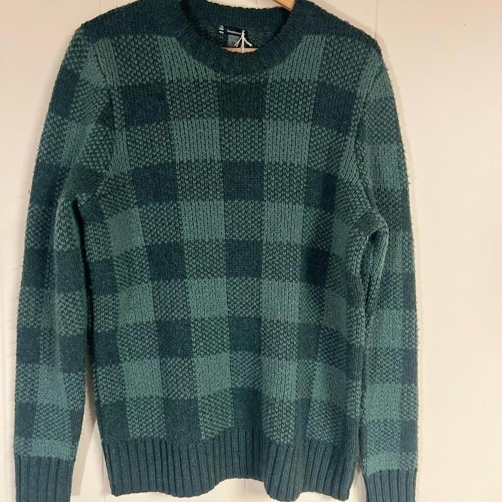 Smartwool Mens Cozy lodge buff check sweater